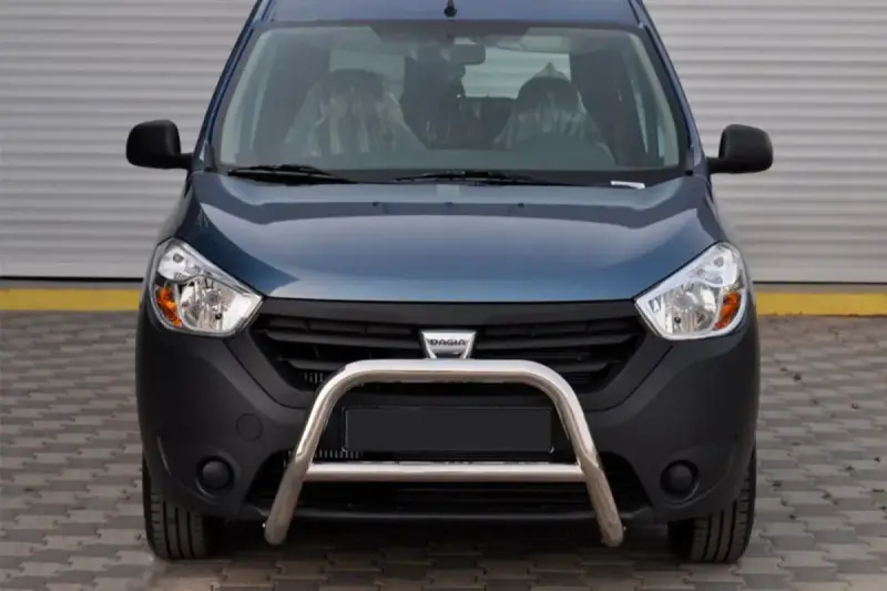 Кенгурятник WT006 (нерж.) для Renault Dokker 2013–2022