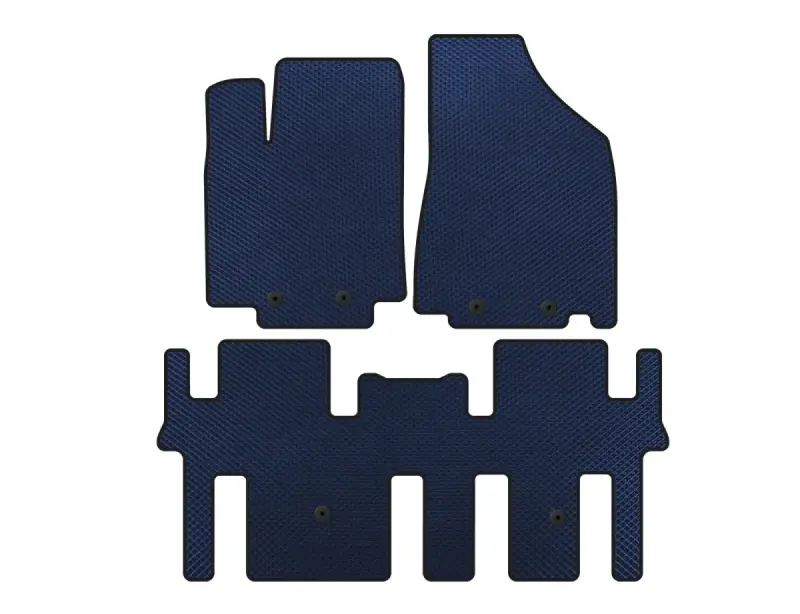 Килимки EVA (2 ряди, Синій) для Nissan Pathfinder R52 2012–2021
