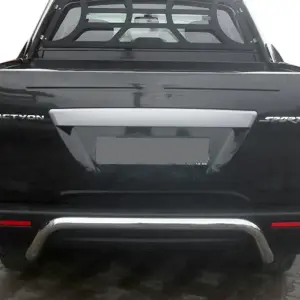 Задній кенгурятник AK006 (нерж) для SsangYong Action 2005–2018