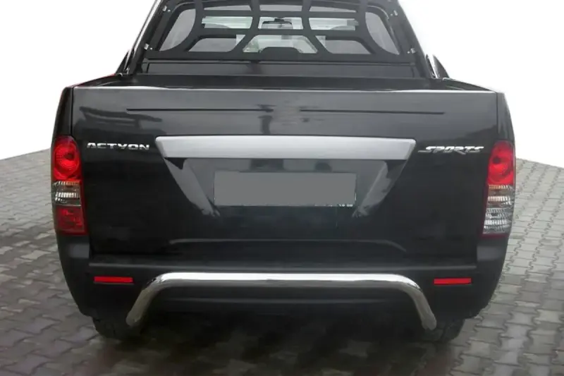 Задній кенгурятник AK006 (нерж) для SsangYong Action 2005–2018