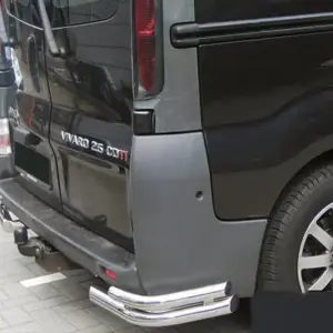 Задні куточки AK003-Подвійний (нерж) для Opel Vivaro 2001–2015