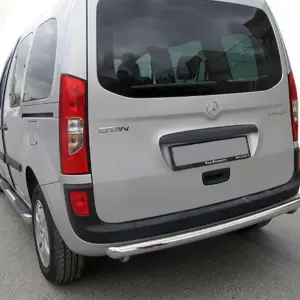 Задній захист AK002 (2 шт., нерж) для Renault Kangoo 2008–2020