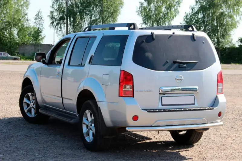 Задня дуга AK002 (нерж) для Nissan Pathfinder R51 2005–2014