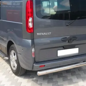 Задній захист AK002 (нерж) для Opel Vivaro 2001–2015