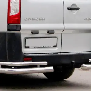 Задні кути AK-003-Double (2 шт., нерж.) для Peugeot Expert 2007–2016