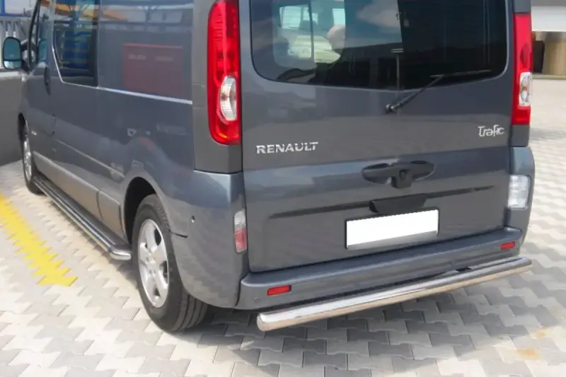 Задній захист AK002 (нерж) для Nissan Primastar 2002–2014