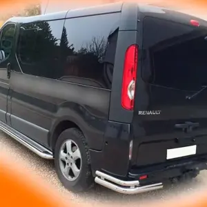 Задні куточки AK003-Подвійний (нерж) для Renault Trafic 2001–2015