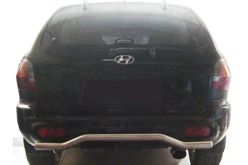 Задня дуга AK004 (нерж.) для Hyundai Santa Fe 1 2000–2006