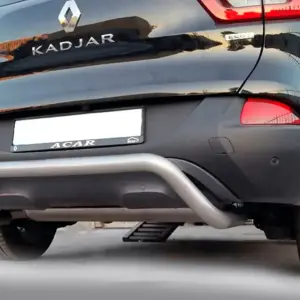 Задній захист AK007 (нерж) для Renault Kadjar 2015–2022