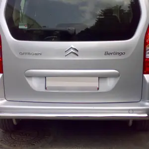 Задній захист (нерж.) для Citroen Berlingo 2008–2018