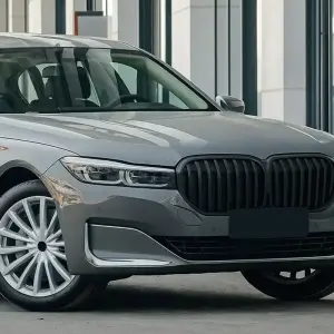 Ніздрі 1 Bar (2019-2022, чорний матовий) для BMW 7 серія G11/G12 2015–2022