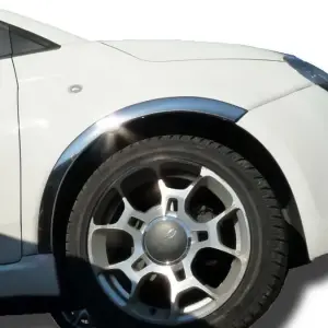 Накладки на арки (4 шт, нерж) для Fiat 500/500L 2013–2022