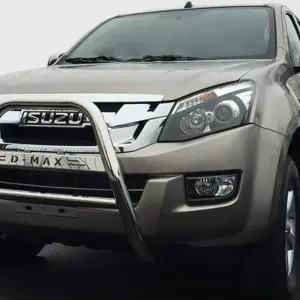 Передній захист QT008 (нерж.) для Isuzu D-Max 2011–2019