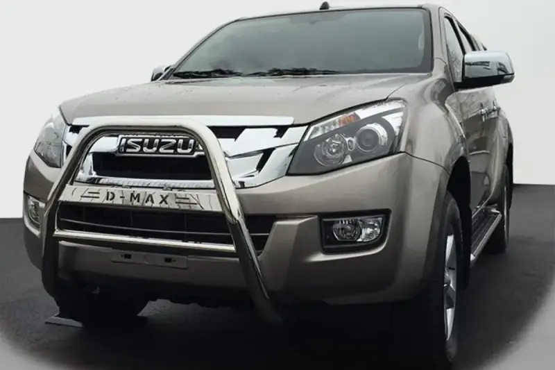 Передній захист QT008 (нерж.) для Isuzu D-Max 2011–2019
