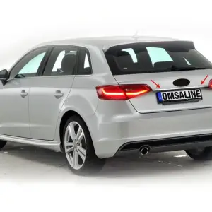 Планка над номером HB (нерж) для Audi A3 2012–2020
