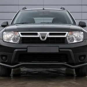 Передній захист ST012 Black (нерж.) для Dacia Duster 2008–2018