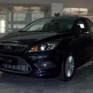 Накладка на передній бампер HB (під фарбування) для Ford Focus II 2008–2011