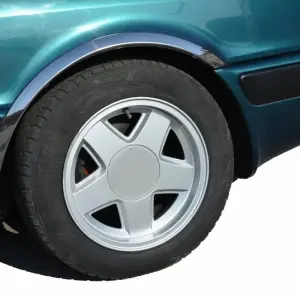 Накладки на арки (1987-1991, 4 шт, нерж) для Audi 80/90 1987–1996