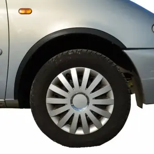 Накладки на арки (4 шт, чорні) для Jaguar X-Type 2001–2009