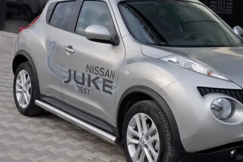 Бічні труби Ø60 (2 шт., нерж.) для Nissan Juke 2010–2019