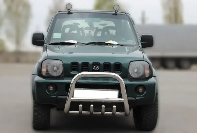 Кенгурятник F2-01 (нерж) для Suzuki Jimny 1998–2018