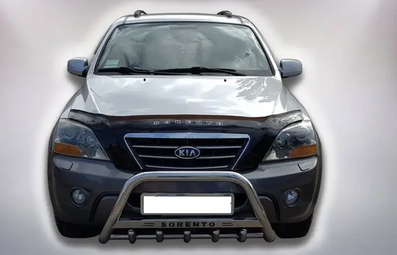Кенгурятник WT004 (нерж) для KIA Sorento I BL 2002–2009