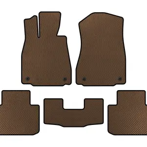 Килимки EVA (2WD, Коричневий) для Lexus IS 2013–