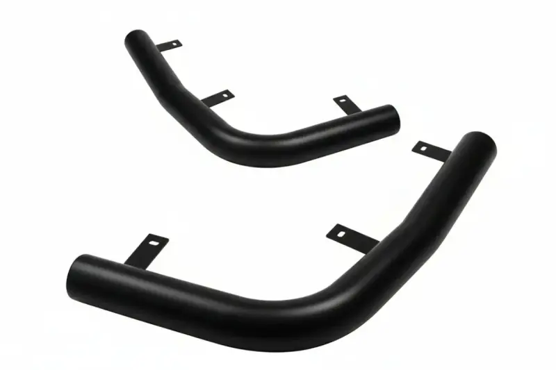 Задні куточки AK003 Black (2 шт., нерж) для Volkswagen Amarok 2010–2022