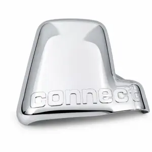 Накладка на дзеркало під хром з лого права (1 шт., пласт.) для Ford Connect 2006–2009