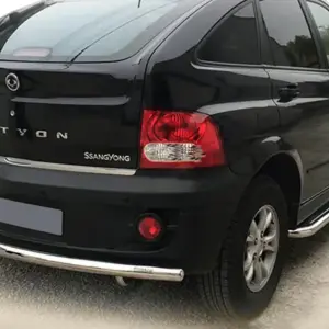 Задній захист AK002 (нерж) для SsangYong Action 2005–2018