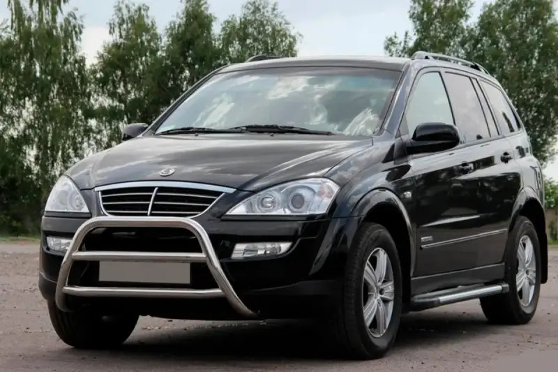 Кенгурятник WT022 (нерж) для SsangYong Kyron 2005–2014