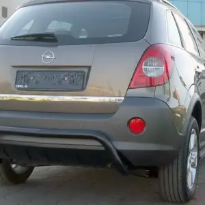 Задня дуга AK007-1 Black (нерж.) для Opel Antara 2006–2017