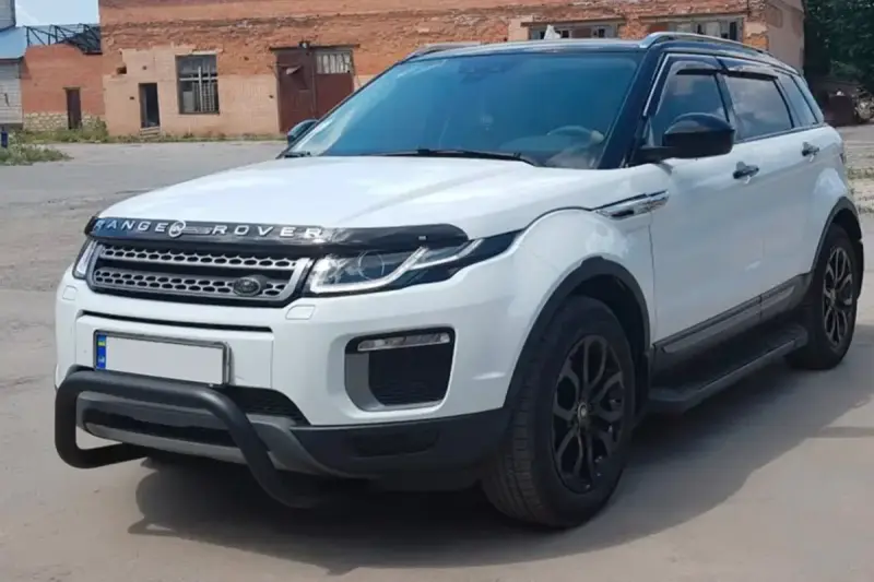 Кенгурятник WT005 Black (нерж) для LandRover Range Rover Evoque 2012–2018