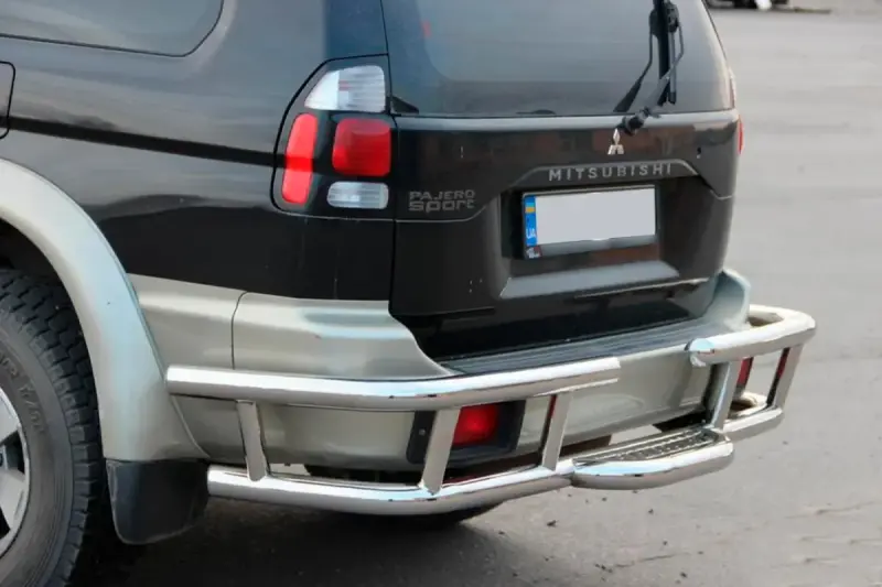 Задній захист AK-Special (нерж) для Mitsubishi Pajero Sport 1996–2007