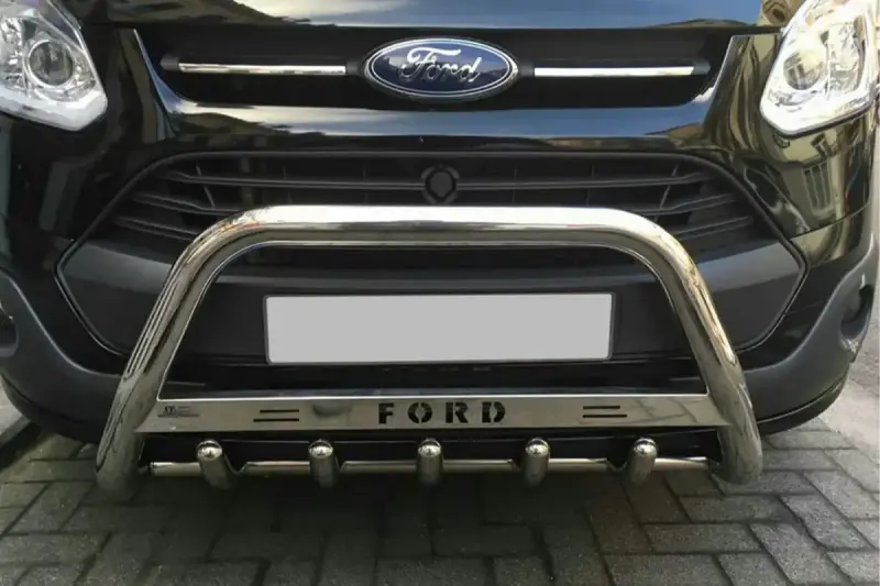 Кенгурятник WT004 (нерж.) для Ford Custom 2013–2022
