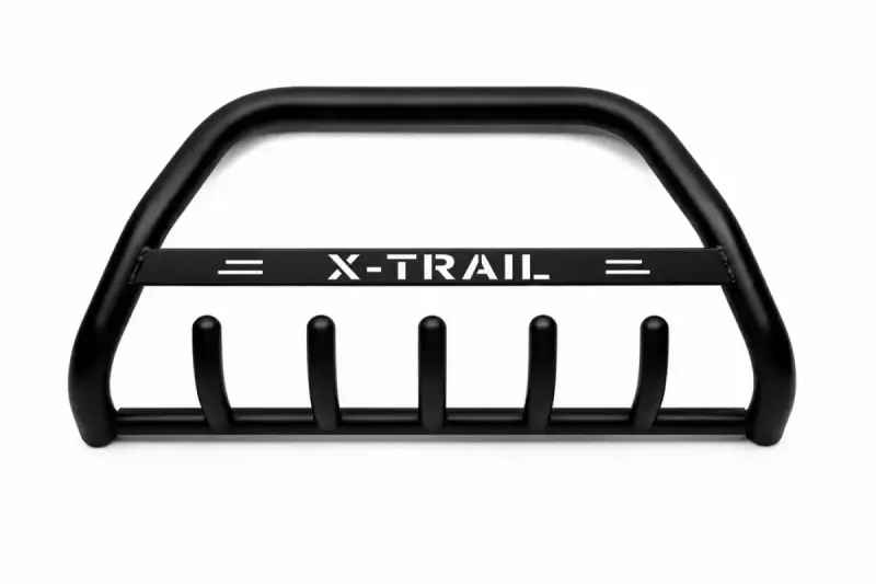 Кенгурятник WT004 Black (нерж) для Nissan X-trail T30 2002–2007