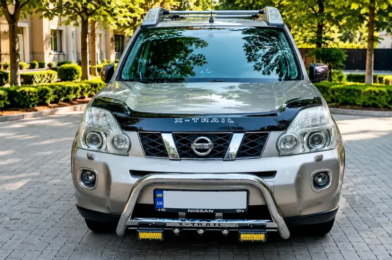 Кенгурятник WT004 (нерж) для Nissan X-trail T31 2007–2014