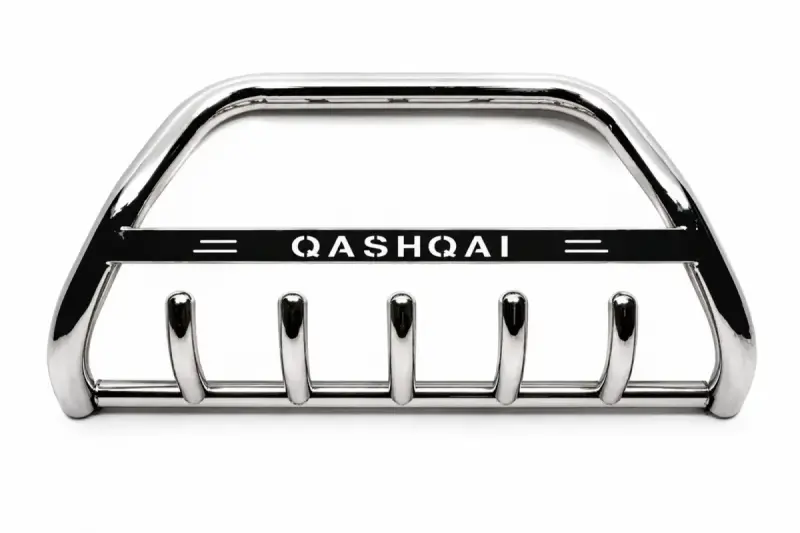 Кенгурятник WT004 (нерж) для Nissan Qashqai 2014–2021