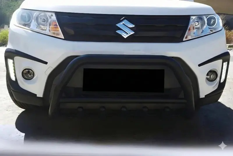 Кенгурятник WT003 Black (нерж) для Suzuki Vitara 2015–