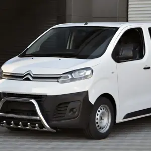 Кенгурятник WT003 (нерж) для Citroen Jumpy/Dispatch 2017–