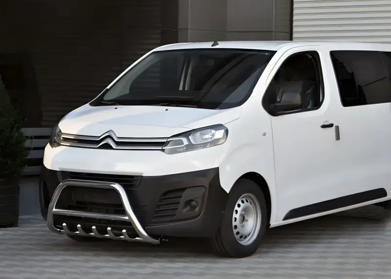 Кенгурятник WT003 (нерж) для Citroen SpaceTourer 2016–