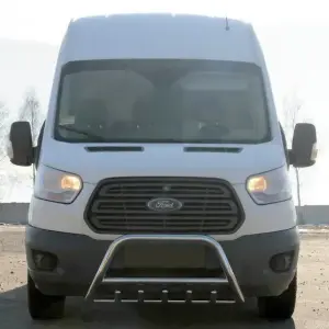 Кенгурятник WT003 (нерж.) для Ford Transit 2014–