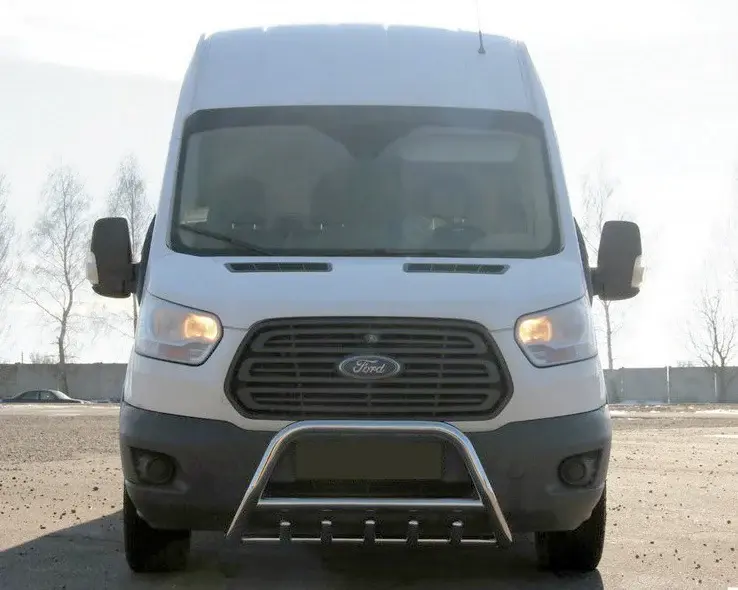 Кенгурятник WT003 (нерж.) для Ford Transit 2014–