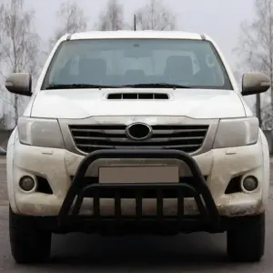 Кенгурятник WT002 Black (нерж.) для Toyota Hilux 2006–2015