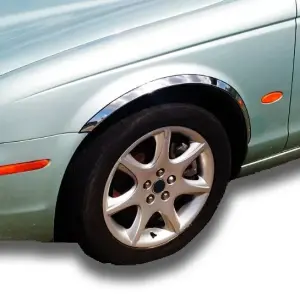 Накладки на арки (4 шт, нерж) для Jaguar X-Type 2001–2009