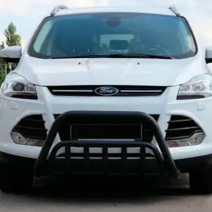 Кенгурятник WT002 Black (нерж.) для Ford Kuga/Escape 2013–2019
