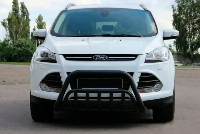 Кенгурятник WT002 Black (нерж.) для Ford Kuga/Escape 2013–2019