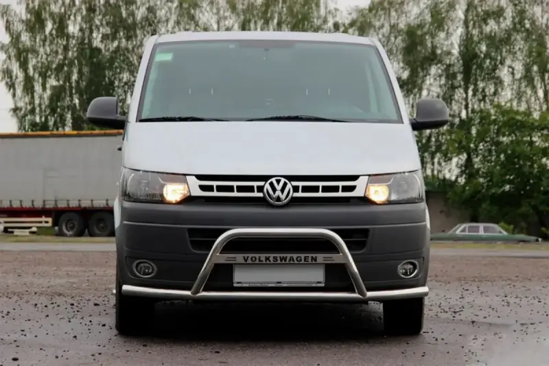 Кенгурятник WT007ST (нерж) для Volkswagen T5 2010–2015