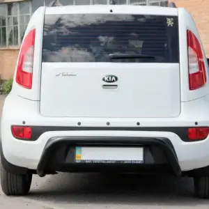 Задня дуга AK002 Black (нерж) для KIA Soul I 2008–2013