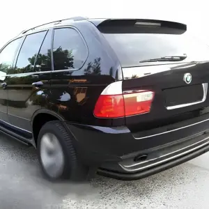 Задній захист Special Black (нерж) для BMW X5 E53 1999–2006